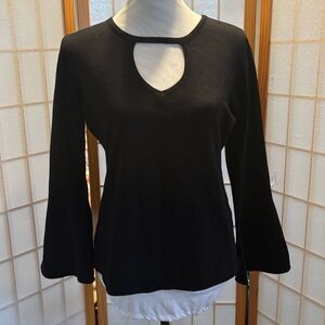 Sioni fitted black sweater Large